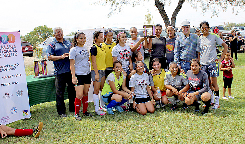 El equipo Huskies logró obtener el segundo lugar en el torneo relámpago organizado por Masa durante la Semana Binacional de Salud.