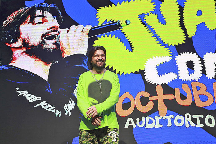 Juanes en Conferencia de prensa