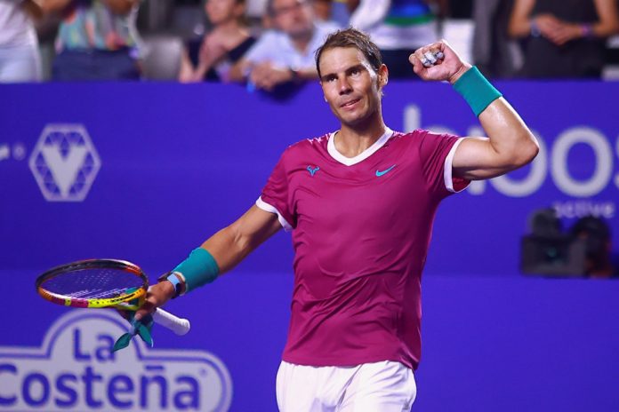 Rafa Nadal debuta en Acapulco con un cómodo triunfo sobre Denis Kudla