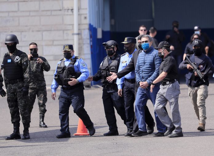 Extradición a los Estados Unidos del expresidente hondureño Juan Orlando Hernández