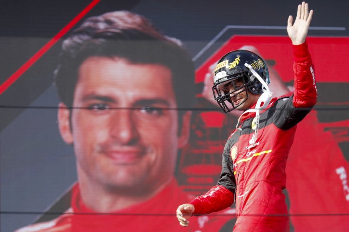 Sainz sumÛ su noveno podio en la F1, sÈptimo con Ferrari y el 109 para EspaÒa