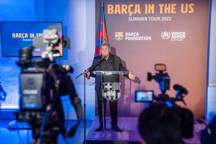 Laporta, en Nueva York: "Los jugadores vuelven a querer venir al BarÁa"