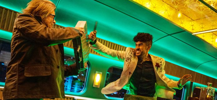 "Bullet Train", un disparatado y violento viaje con Brad Pitt y Bad Bunny
