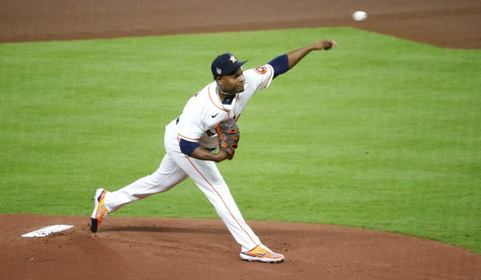 El dominicano Framber Valdez establece marca de salidas de calidad en Astros