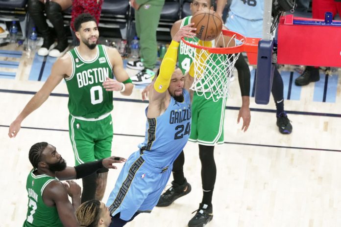 106-109: Los Celtics se imponen a los Grizzlies en duelo de estrellas jóvenes