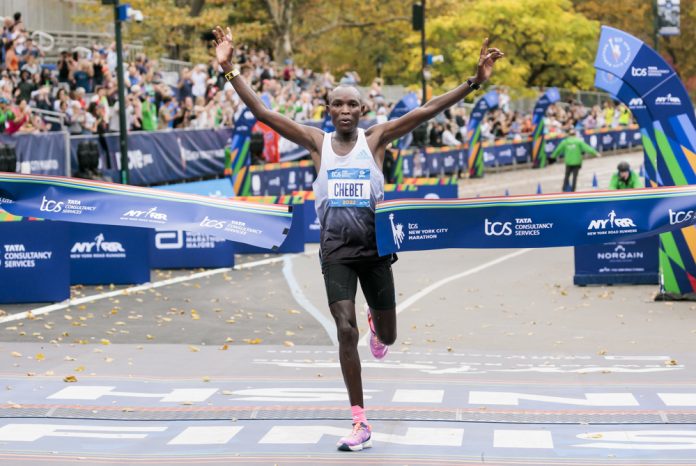 Los kenianos Sharon Lokedi y Evans Chebet reinan en el Maratón de Nueva York