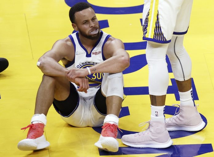 Steph Curry se perderá unas semanas por lesión en la pierna izquierda