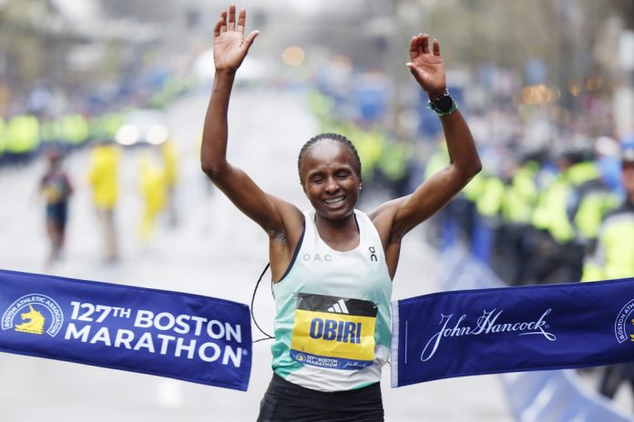 Kenia confirma su dominio en Boston con Evans Chebet y Hellen Obiri