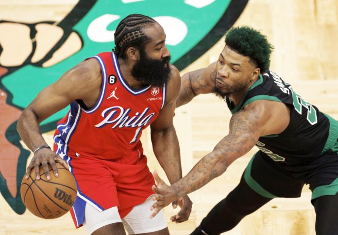 115-119. Harden hace de Embiid y los 76ers fulminan a los Celtics en Boston