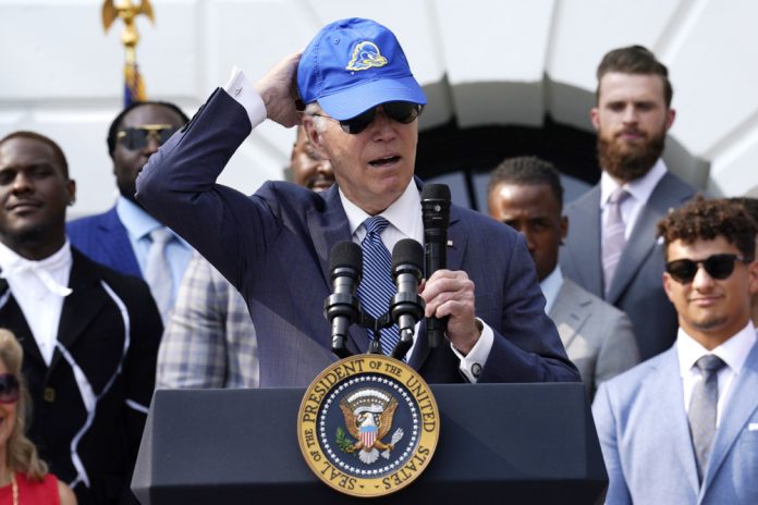 Biden recibe a los Chiefs en la Casa Blanca para celebrar su triunfo en el Super Bowl LVII