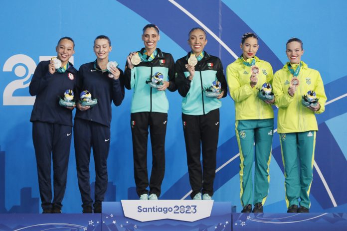 El dueto mexicano logra el oro panamericano en nado sincronizado e irá a París 2024